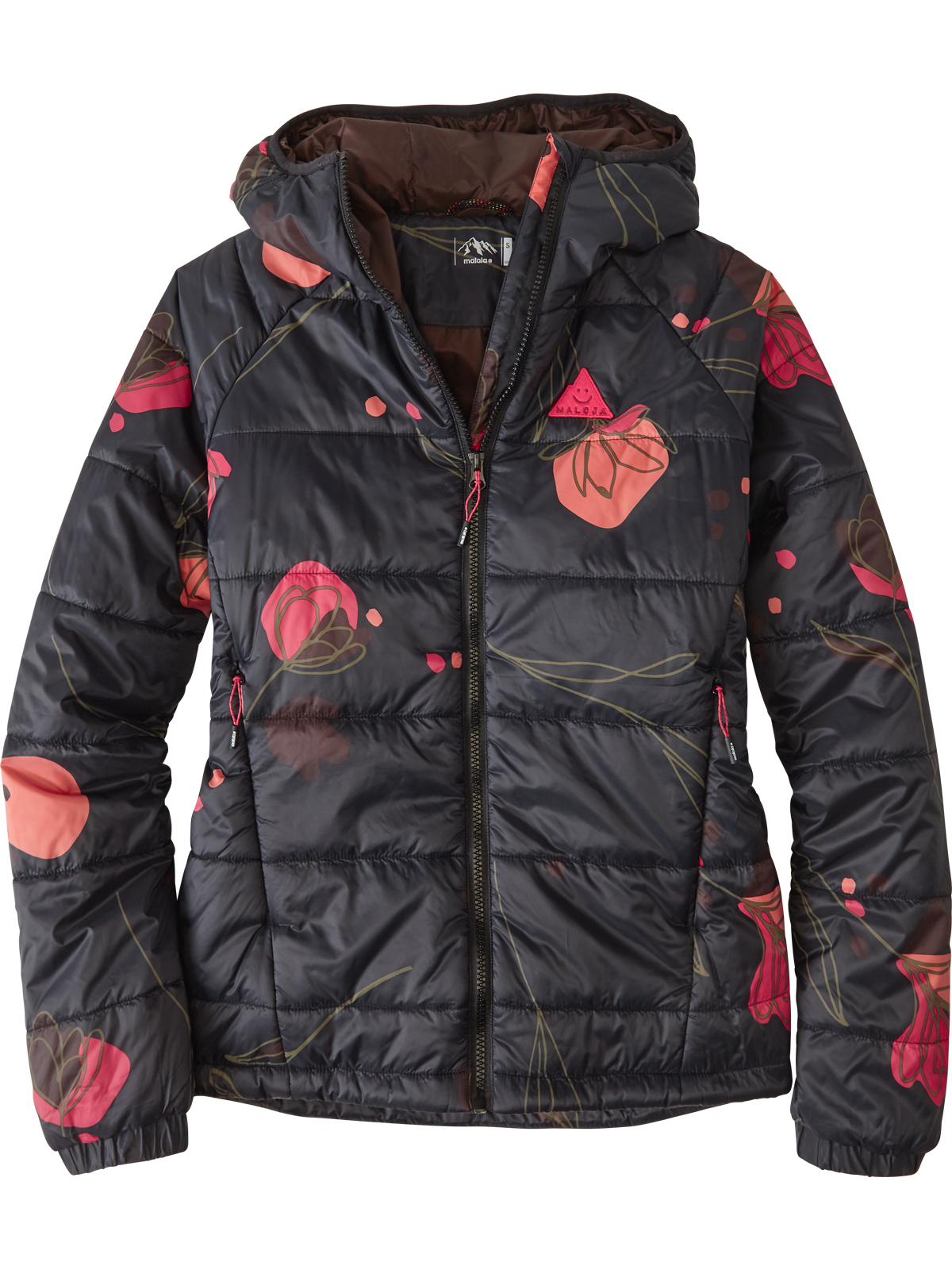 MTJ-MJ-209BLK RIBBE RUCHED PUFFER JACKET