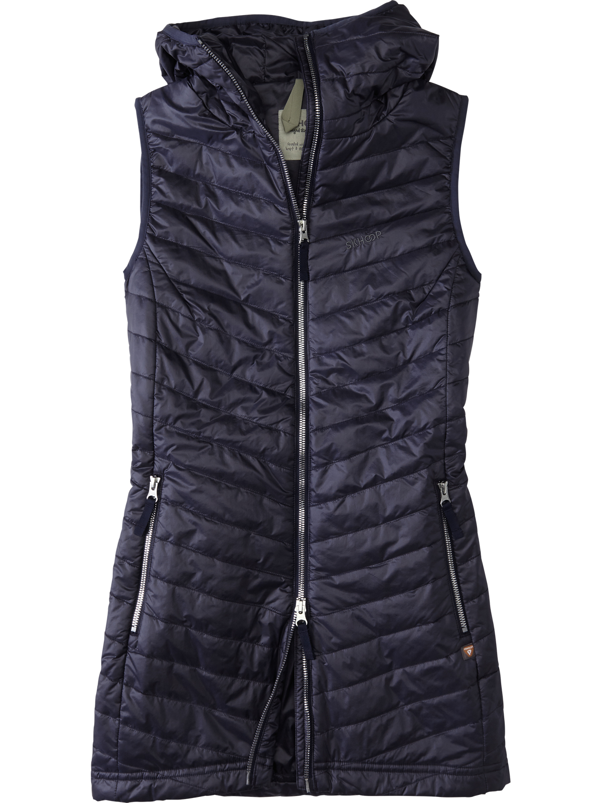 Womens long deals insulated vest
