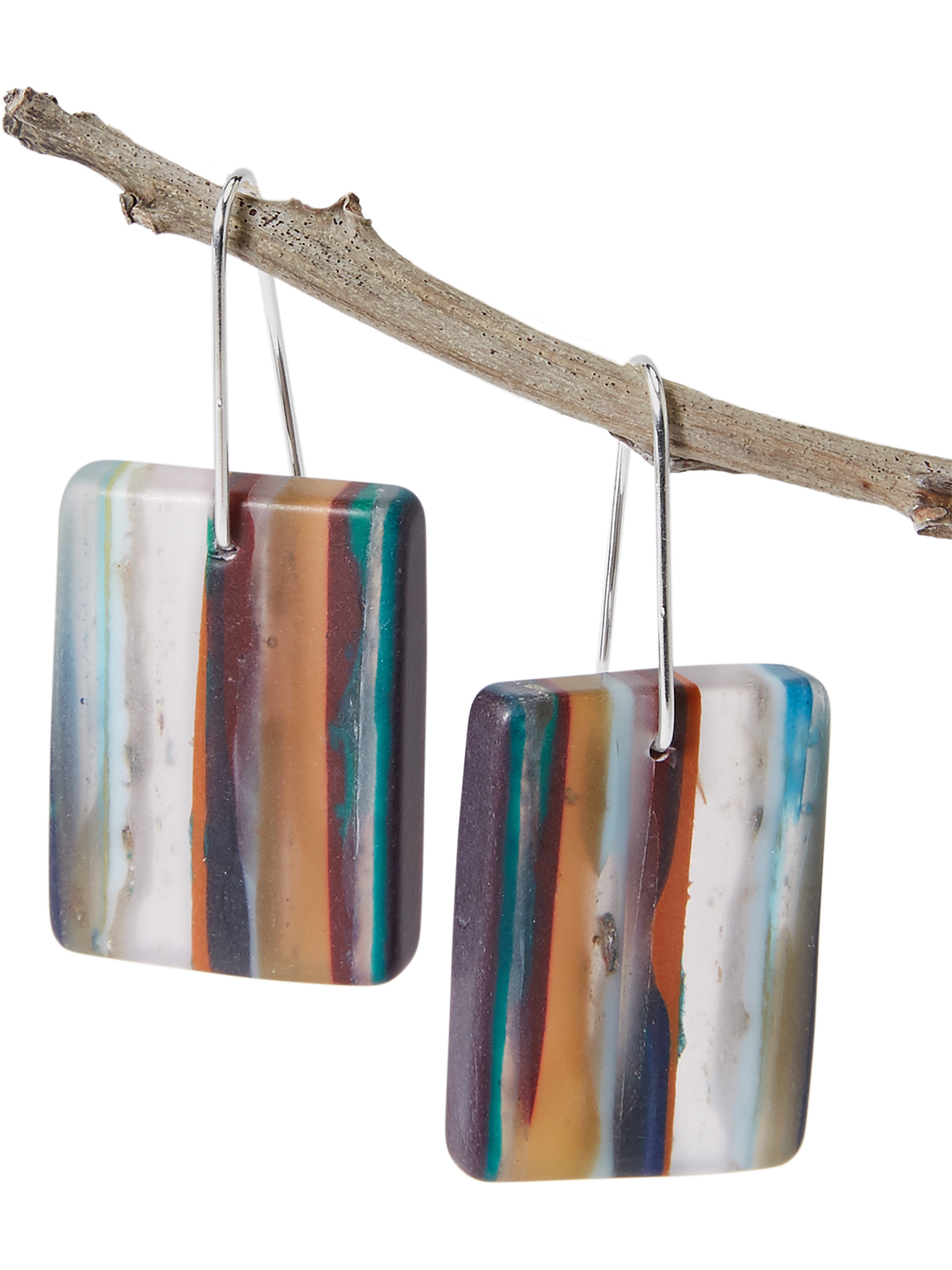Surf Gems Sustainable Jewelry: Large Earrings