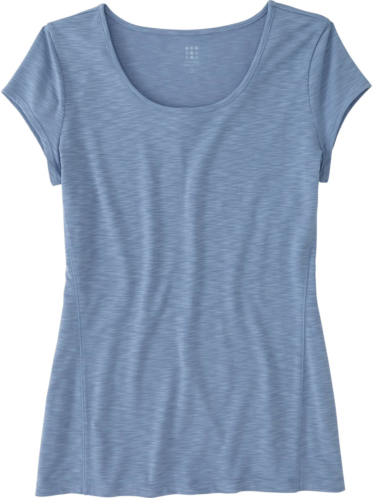 9-H15 STCL Womens Cotton Short Sleeve Toile Hem High-Low Top Shirt