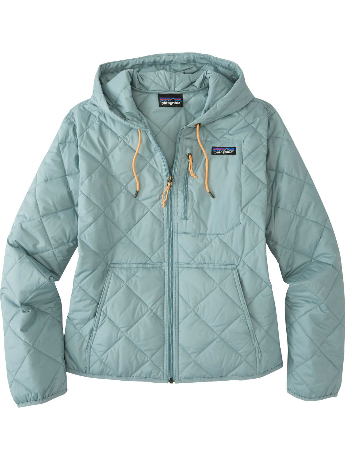 Patagonia Diamond Quilted Bomber Hoodie Jacket | Title Nine