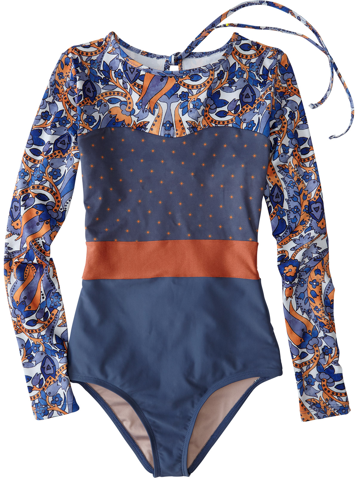 Seea LongSleeve One Piece Swimsuit Barrel Title Nine