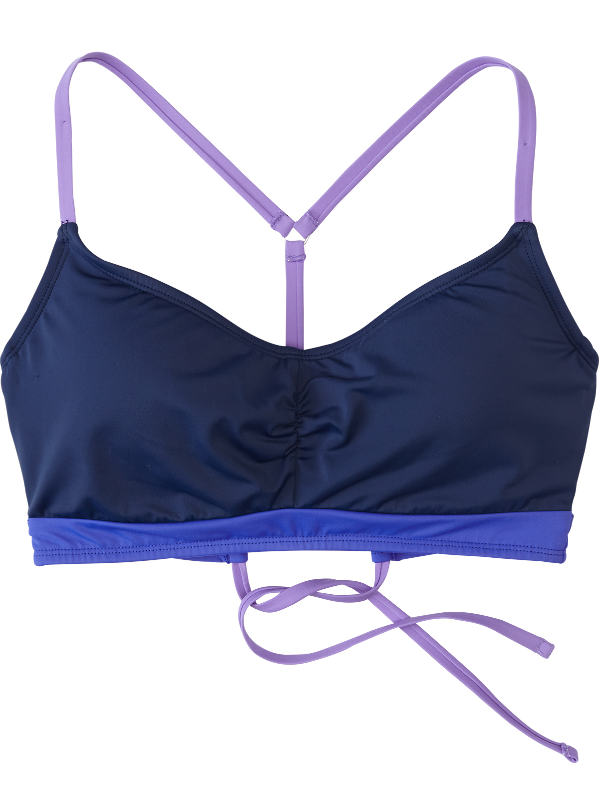 purple underwire bikini