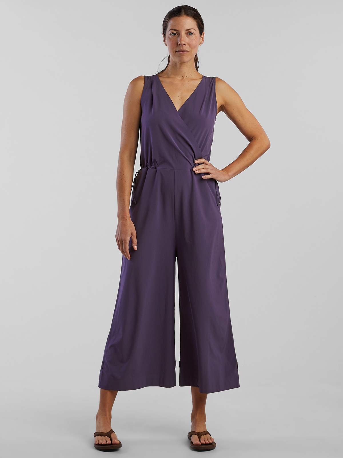 Jumpsuit Womens Sleeveless Round Trip