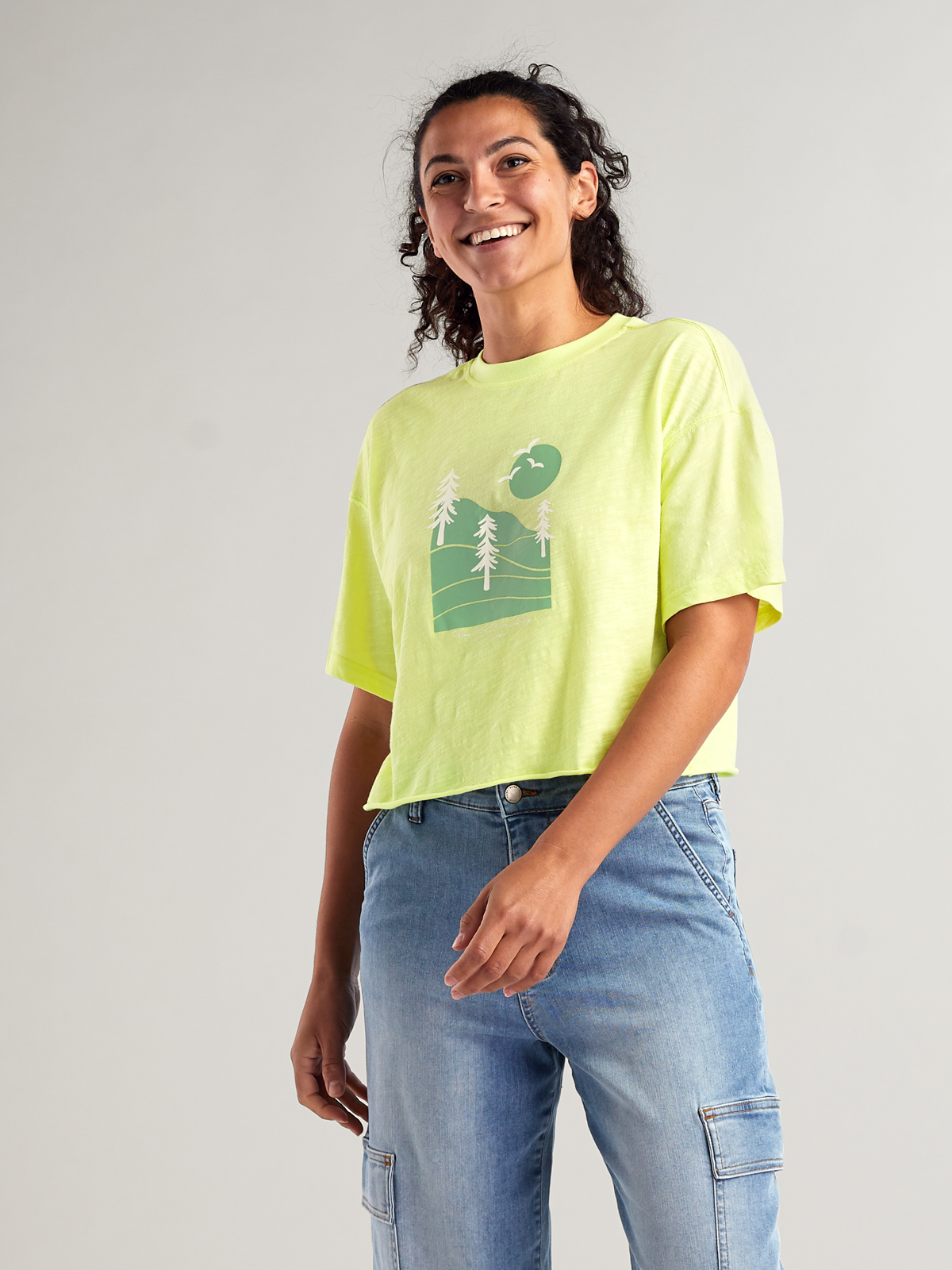 Women's Cropped Graphic Tee: Parker | Title Nine