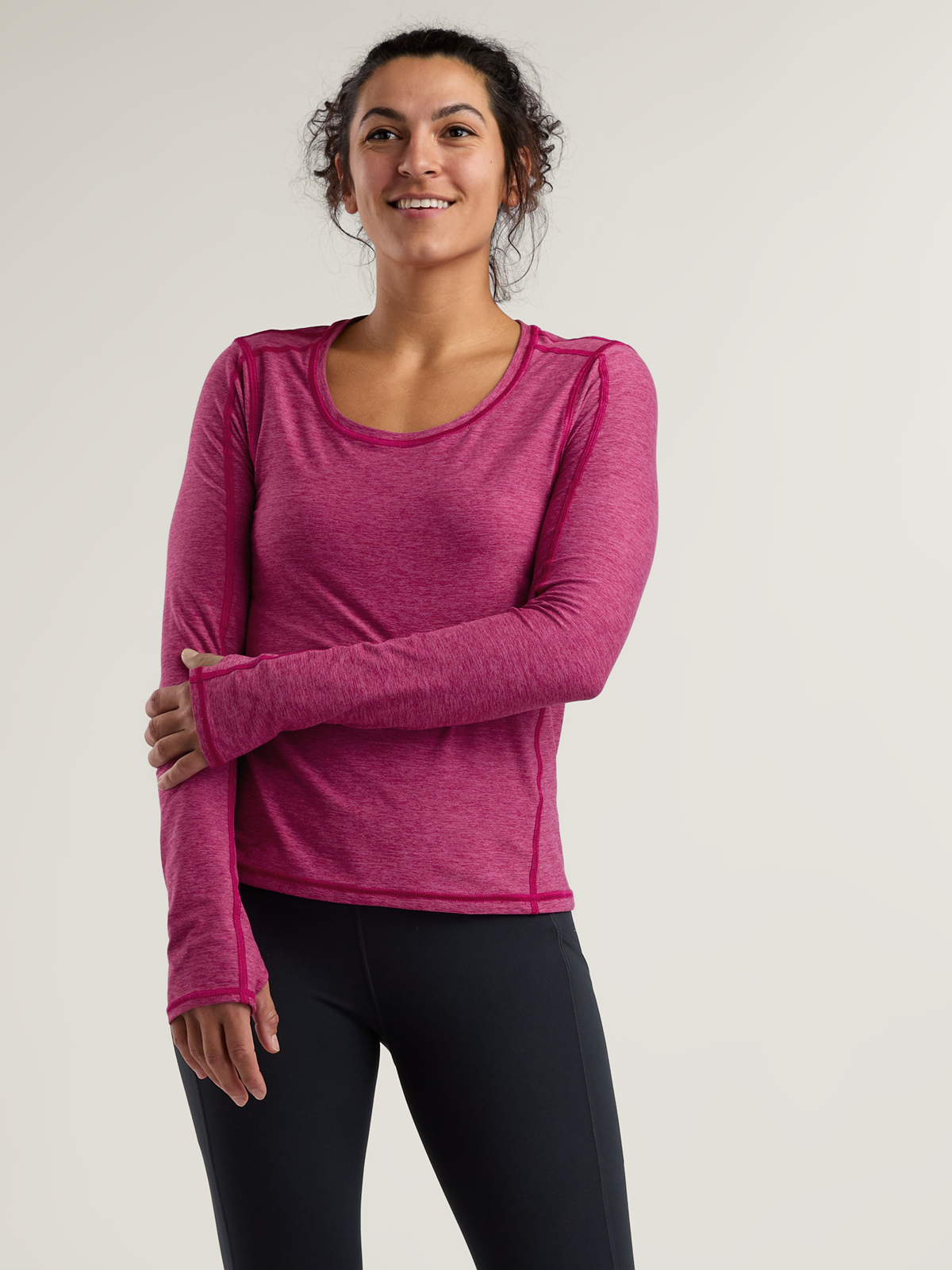 Women's UPF 50 Long Sleeve Hiking Top Grace Scoop | Title Nine