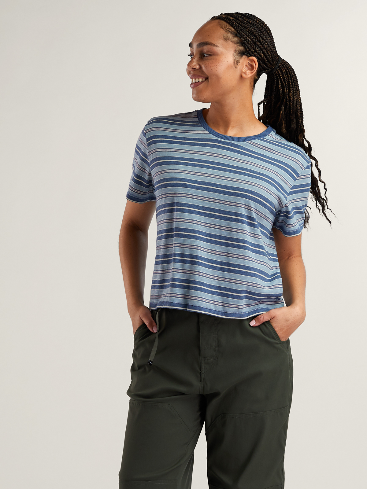 Toad&Co Women's Cropped Tee: Maverick