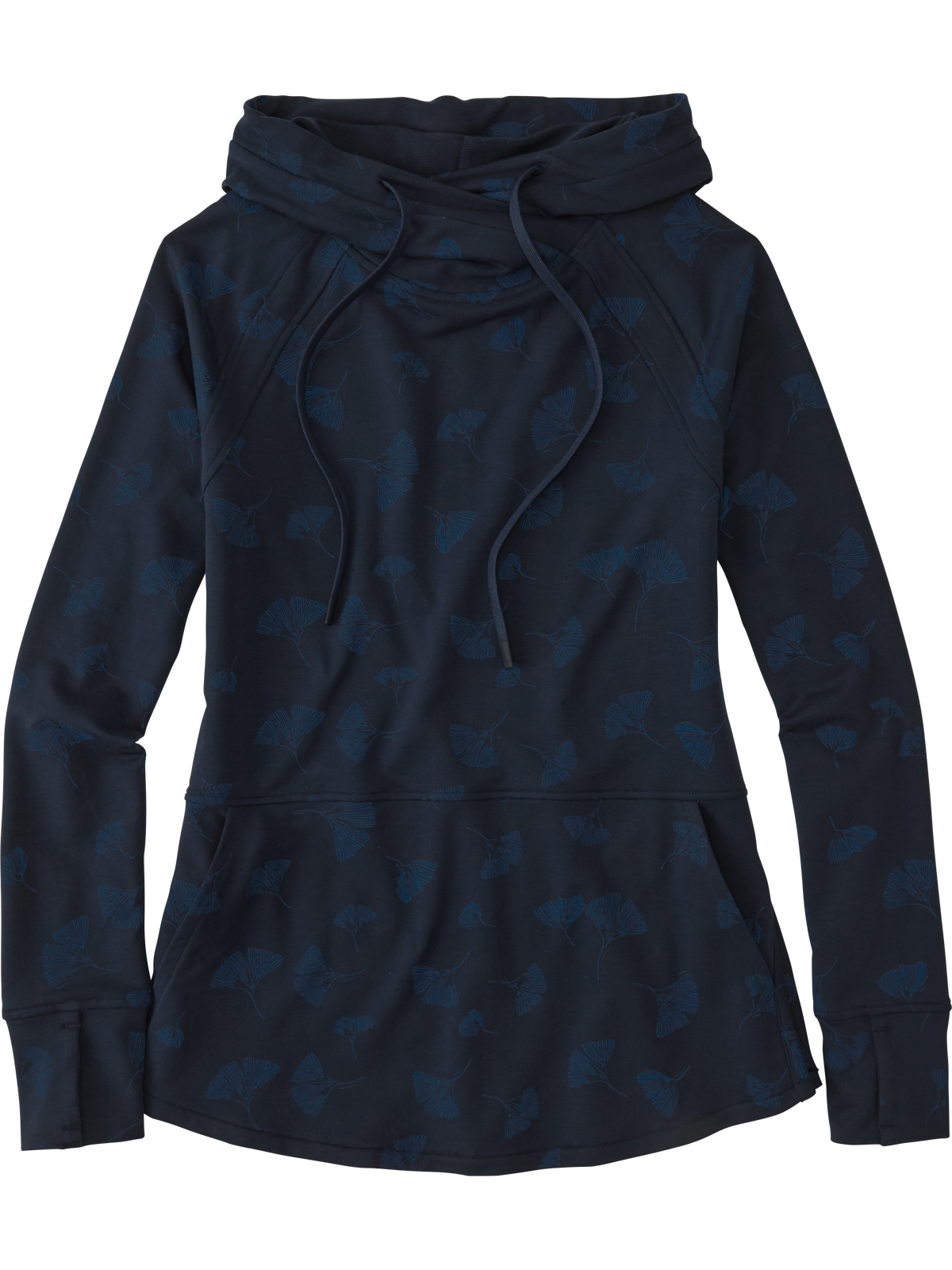 Women's Hoodie Pullover Manresa Gingko Print Title Nine