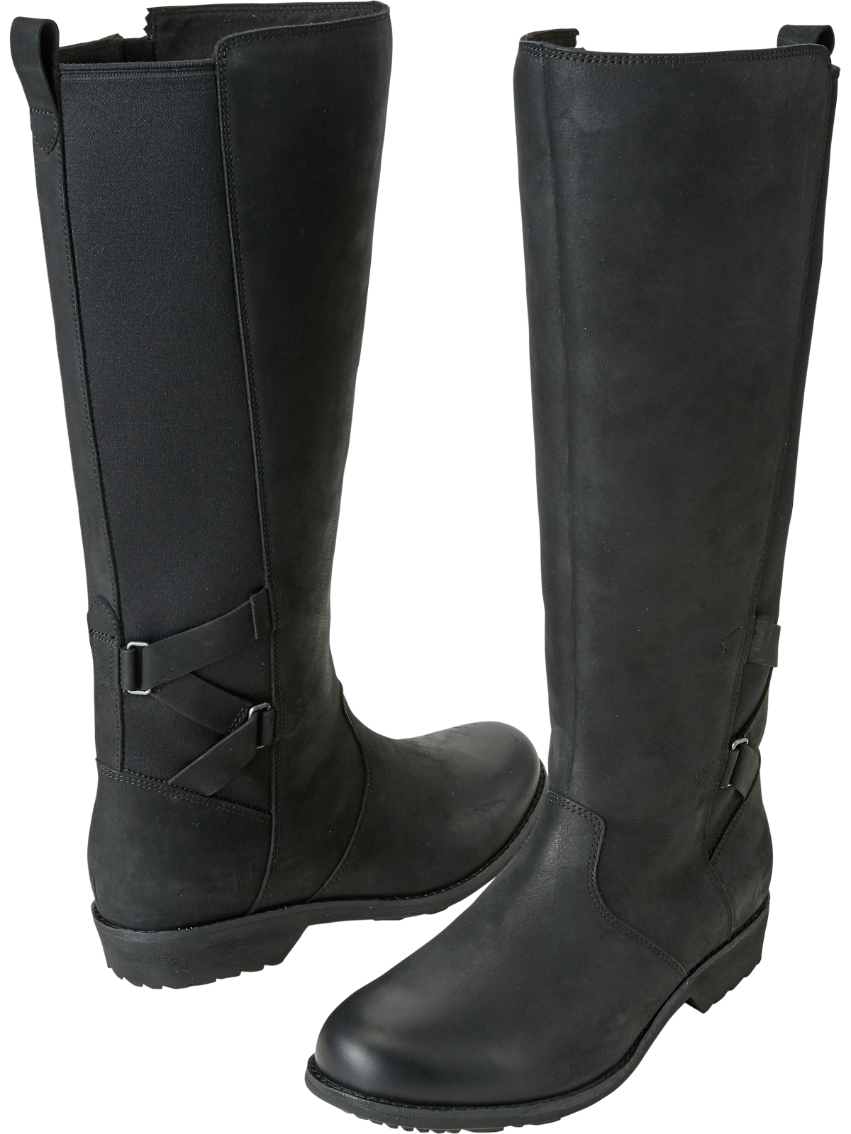 Teva Ellery Tall Boot Black Serious | Title Nine