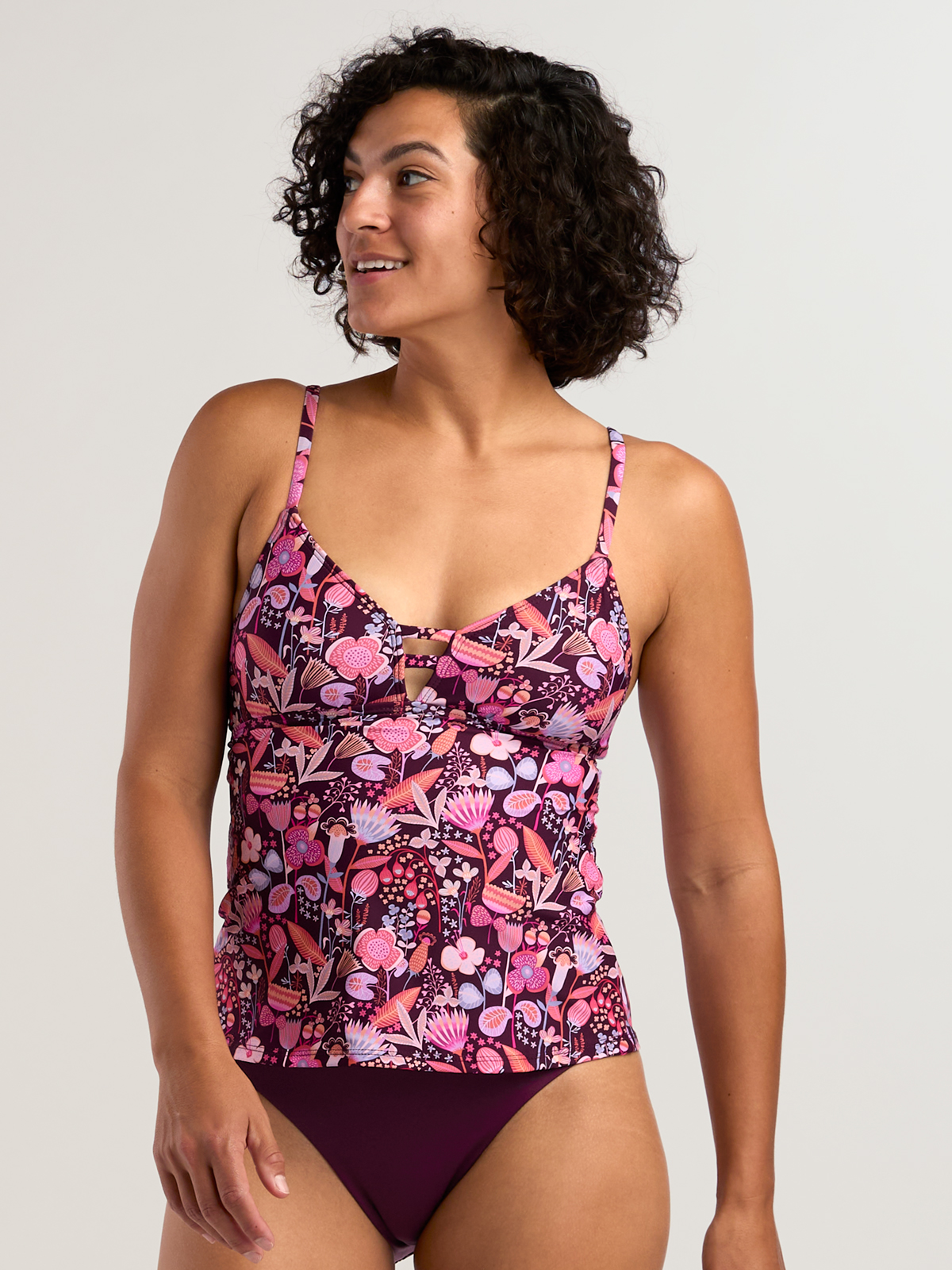 Zehra Tankini Top – Adjustable A-C Cup Swim Tankini | Title Nine