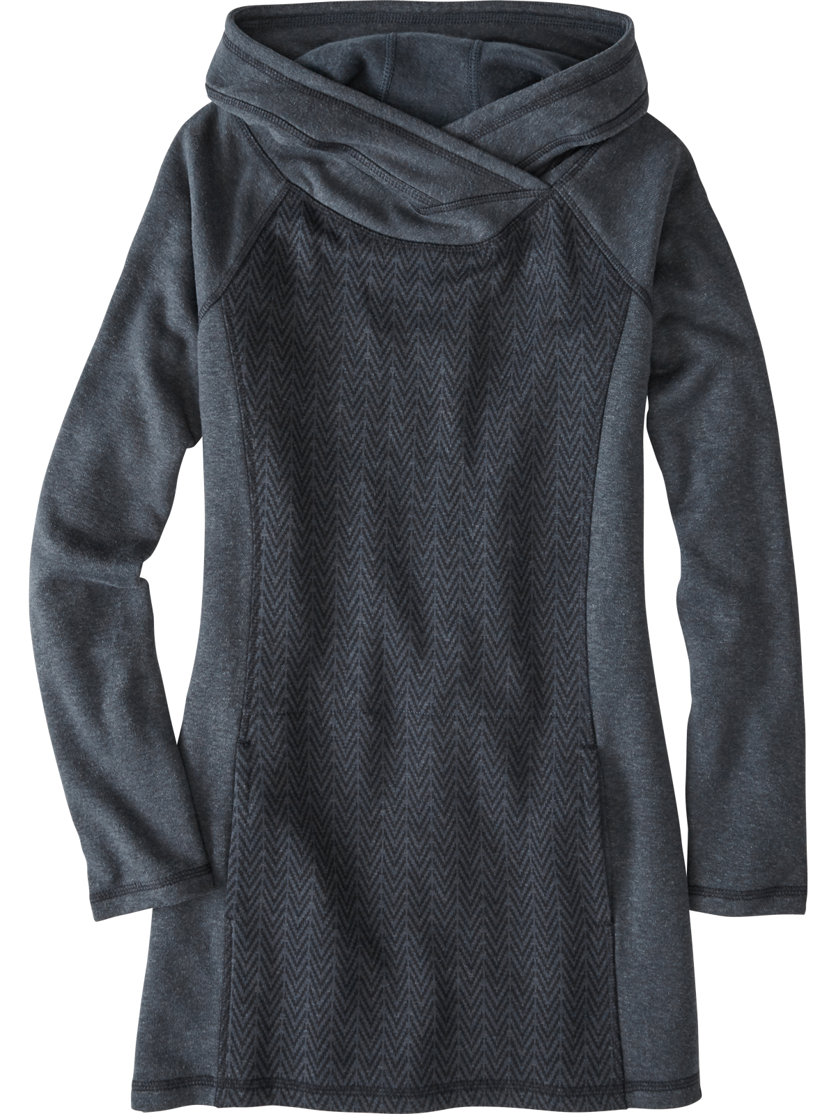 Hoodie tunic dress top