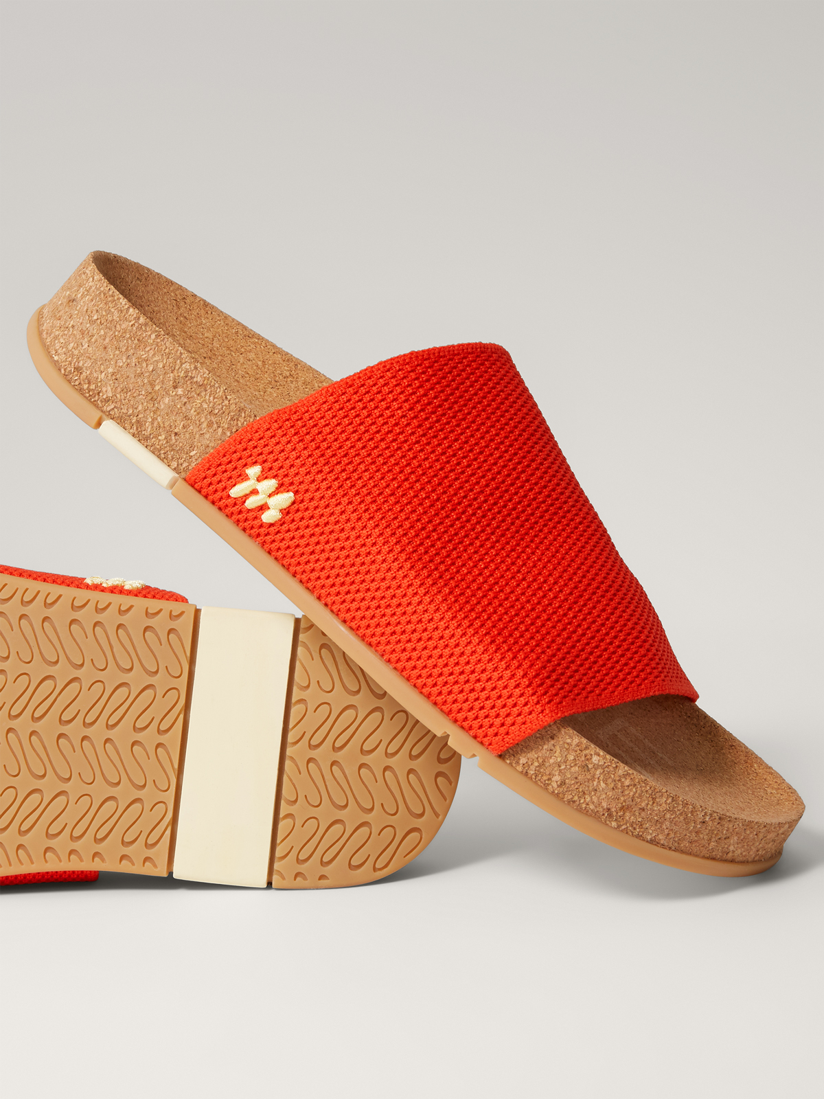 靴 THEREDTHREAD script chunky slides 39 靴 THEREDTHREAD script chunky slides 39 Women's Comfortable Slide