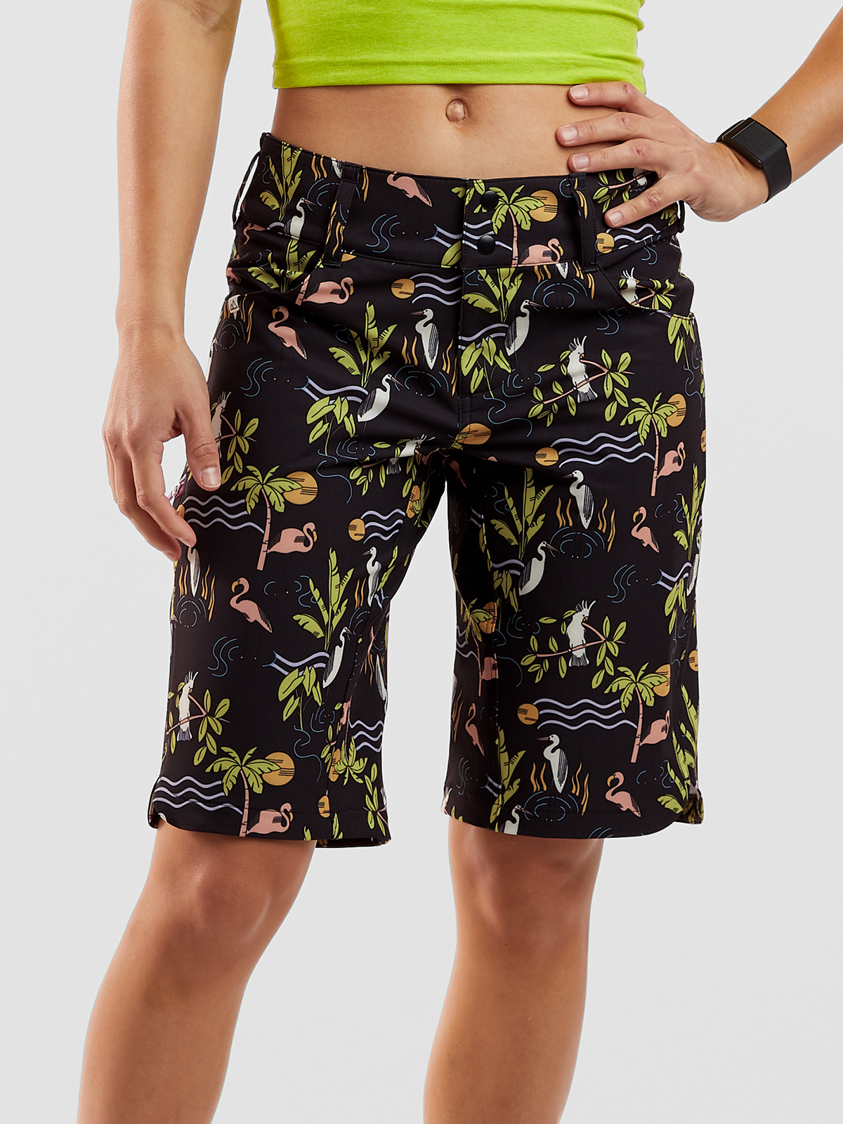 Womens Mountain Bike Shorts Gone Wild Rye