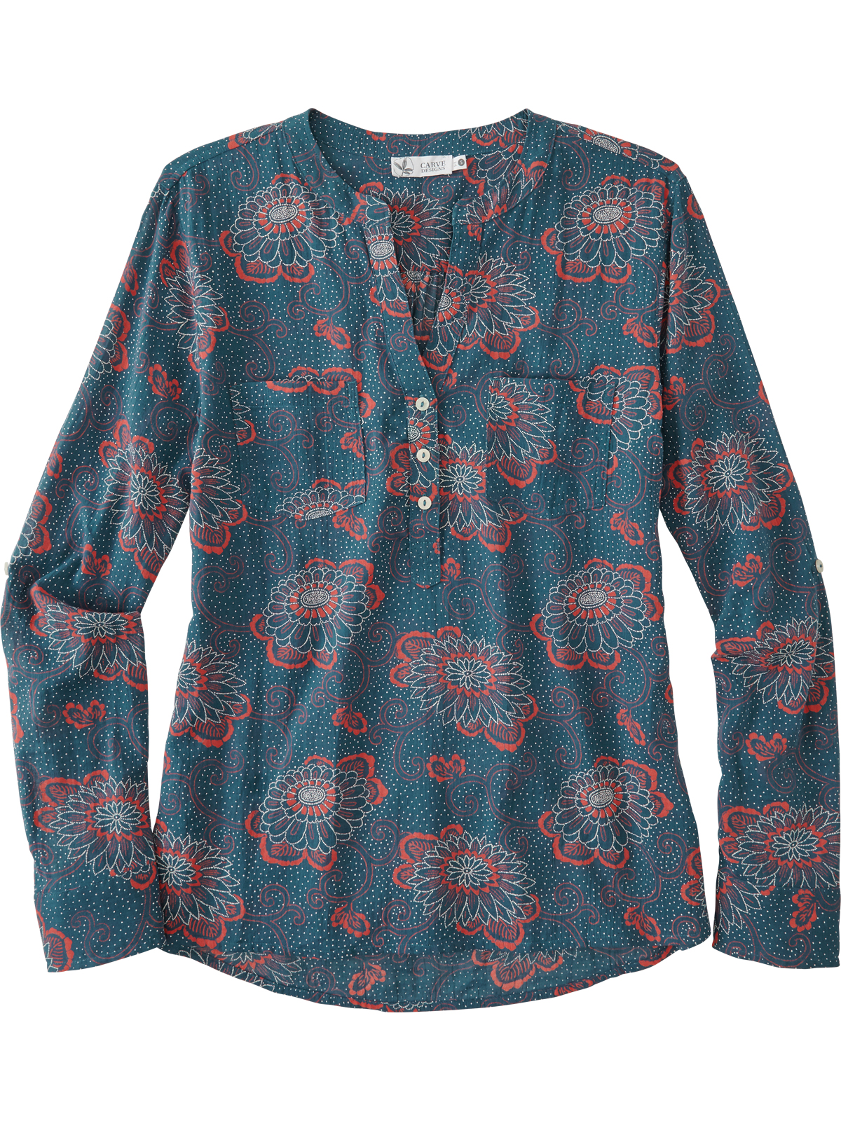 Carve Designs Moorea Long Sleeve Top