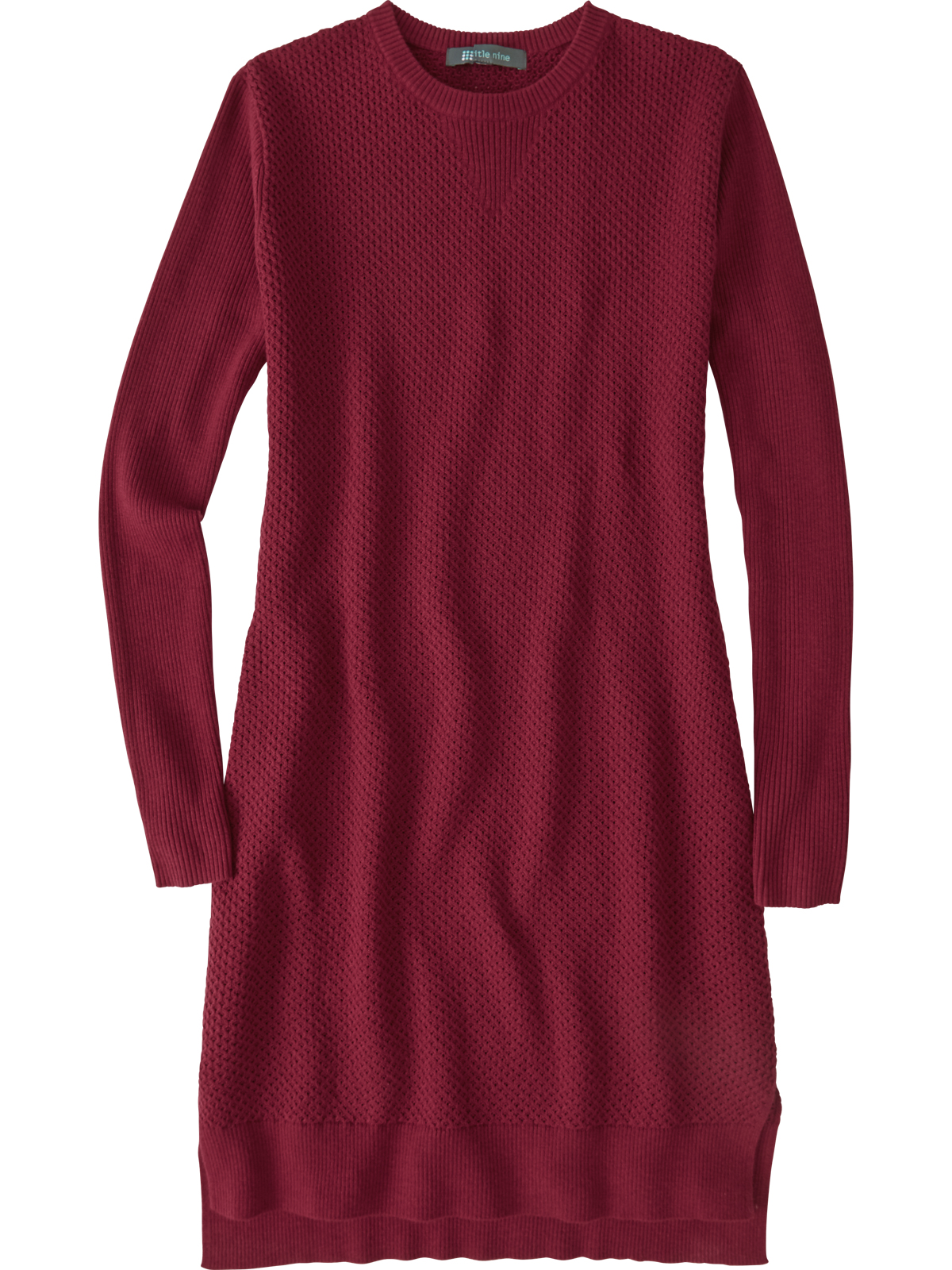 Sweater Dress Woolicious Waffle Crewneck Dress Title Nine