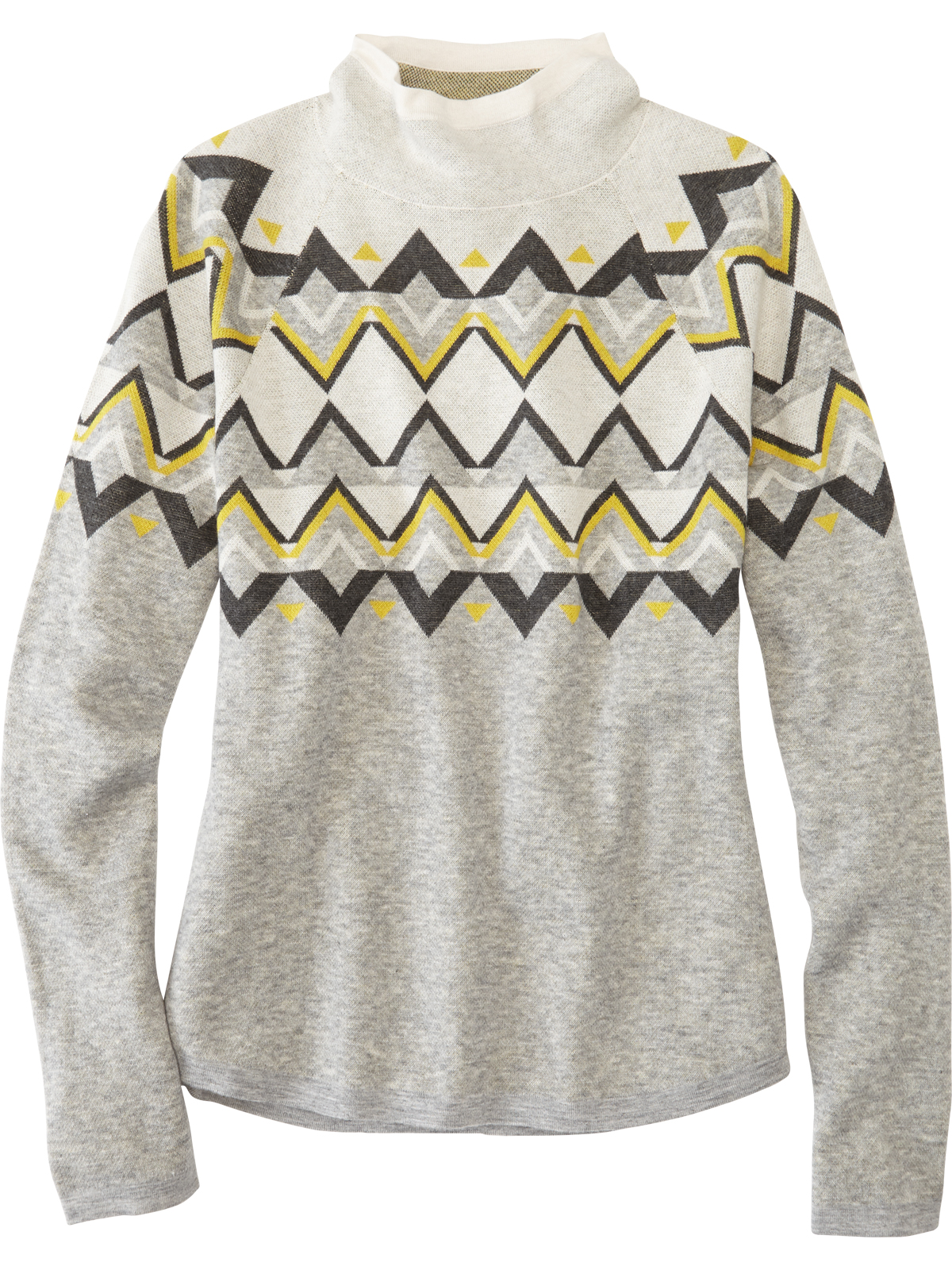 Mock Neck Women s Sweater Barra Fair Isle Title Nine