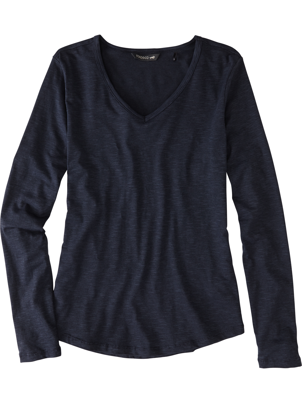 【ついに再販開始！】 Toad&Co V Neck Long Sleeve Tee Samba | Title Nine 女性用