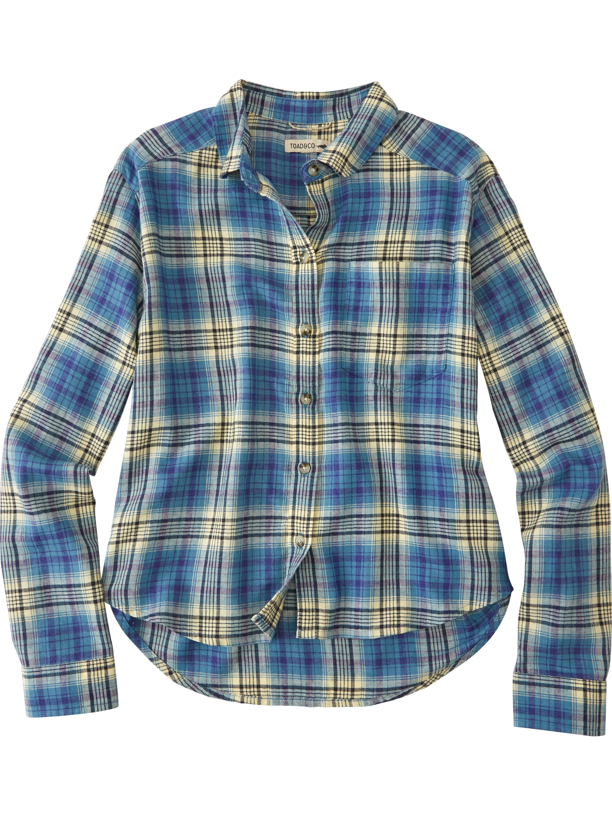 Plaiditude Button Down Shirt Cropped Length | Title Nine