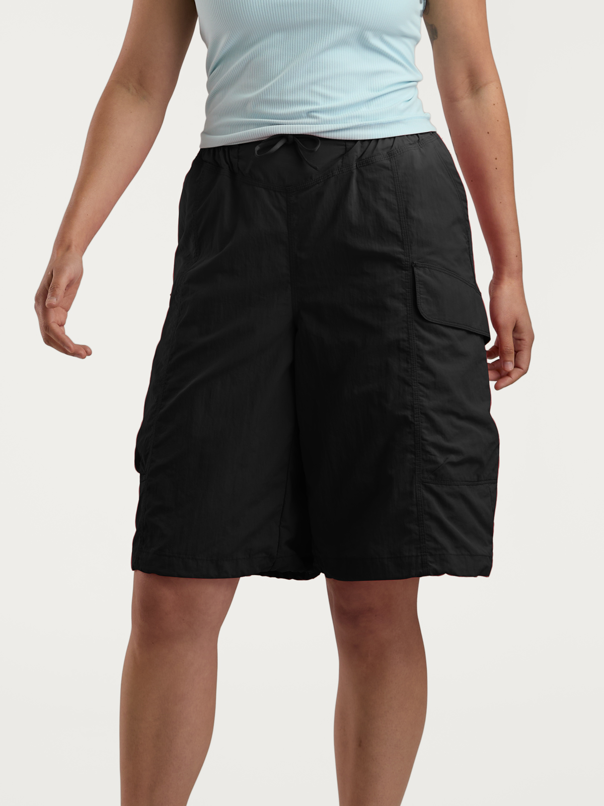 Indyeva Pavana Long Cargo Shorts Sun Coverage Trail | Title Nine