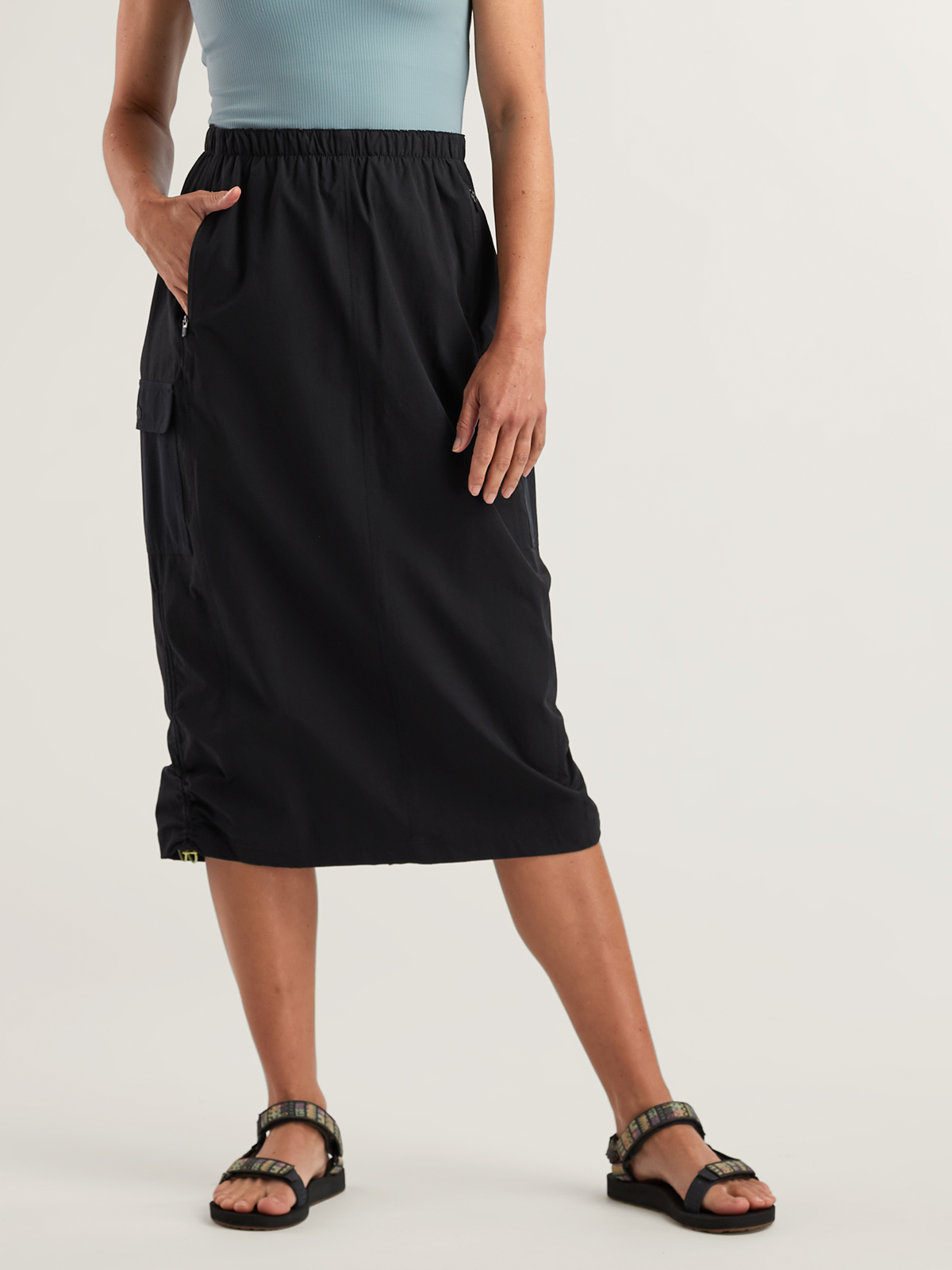 Cargo Midi Skirt: Carry-On | Title Nine