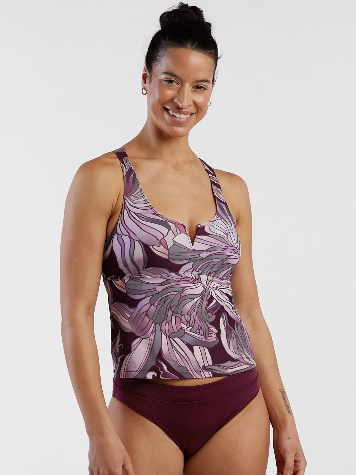 Underwire Tankini Top: Aria - Magnolia | Title Nine