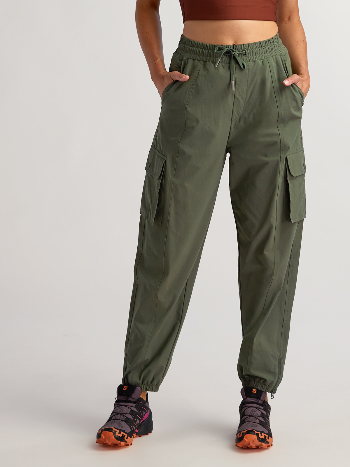 Women's Cargo Hiking and Climbing Pants: Kanga