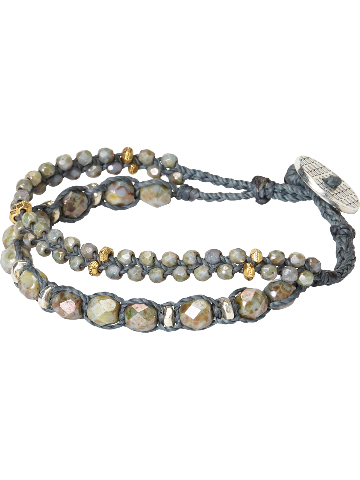 Bronwen Cascade Enamel Necklace - White