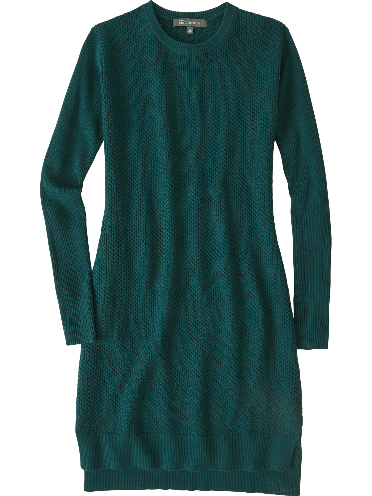 Dress: Nine Dress Title Crewneck Woolicious Waffle Sweater |