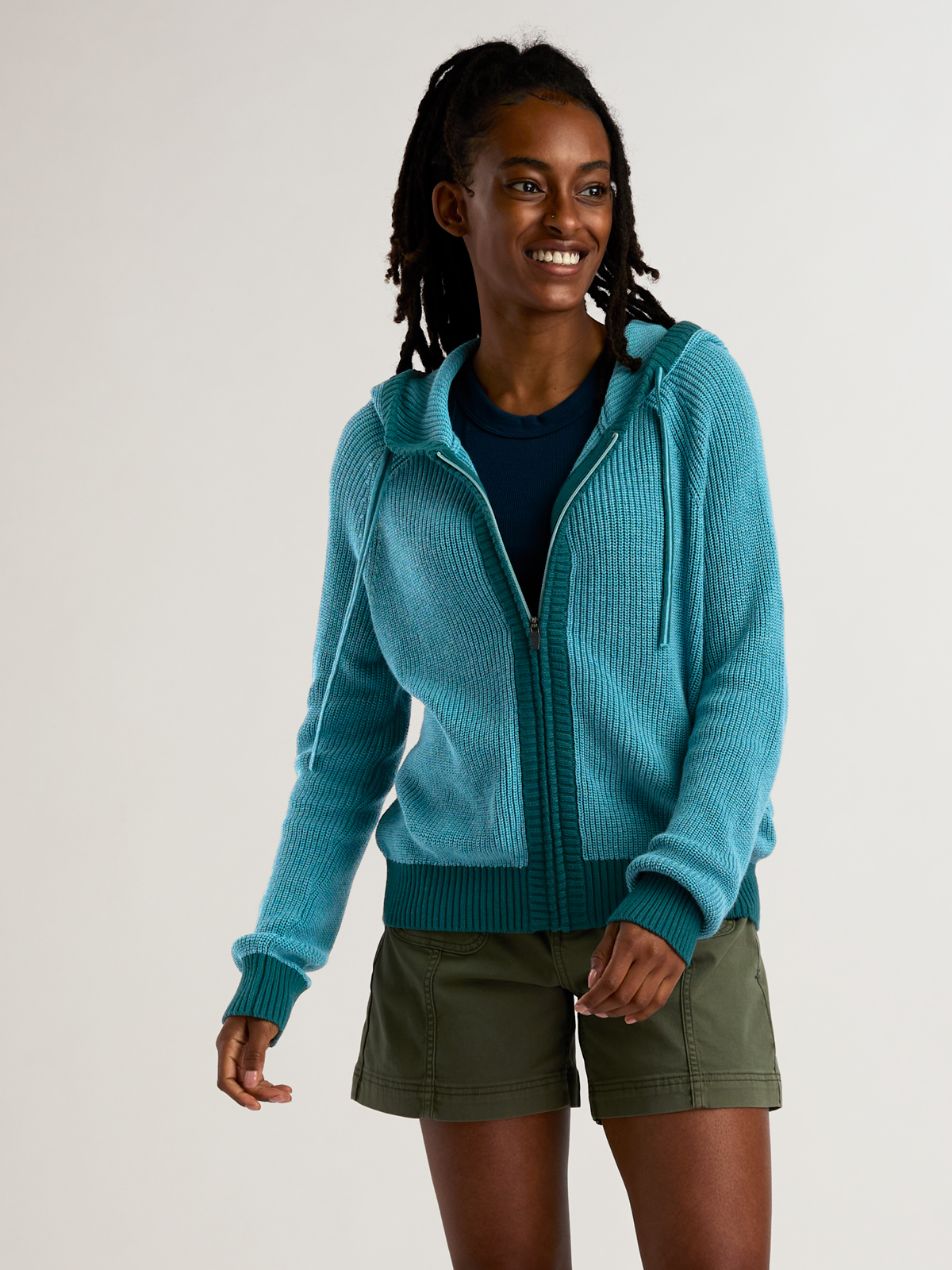 Big Sur Full Zip Sweater – Women's Hooded Knit Jacket | Title Nine