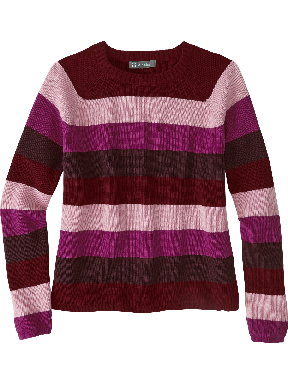 Crew Neck Sweater for Women Offsite Striped Title Nine
