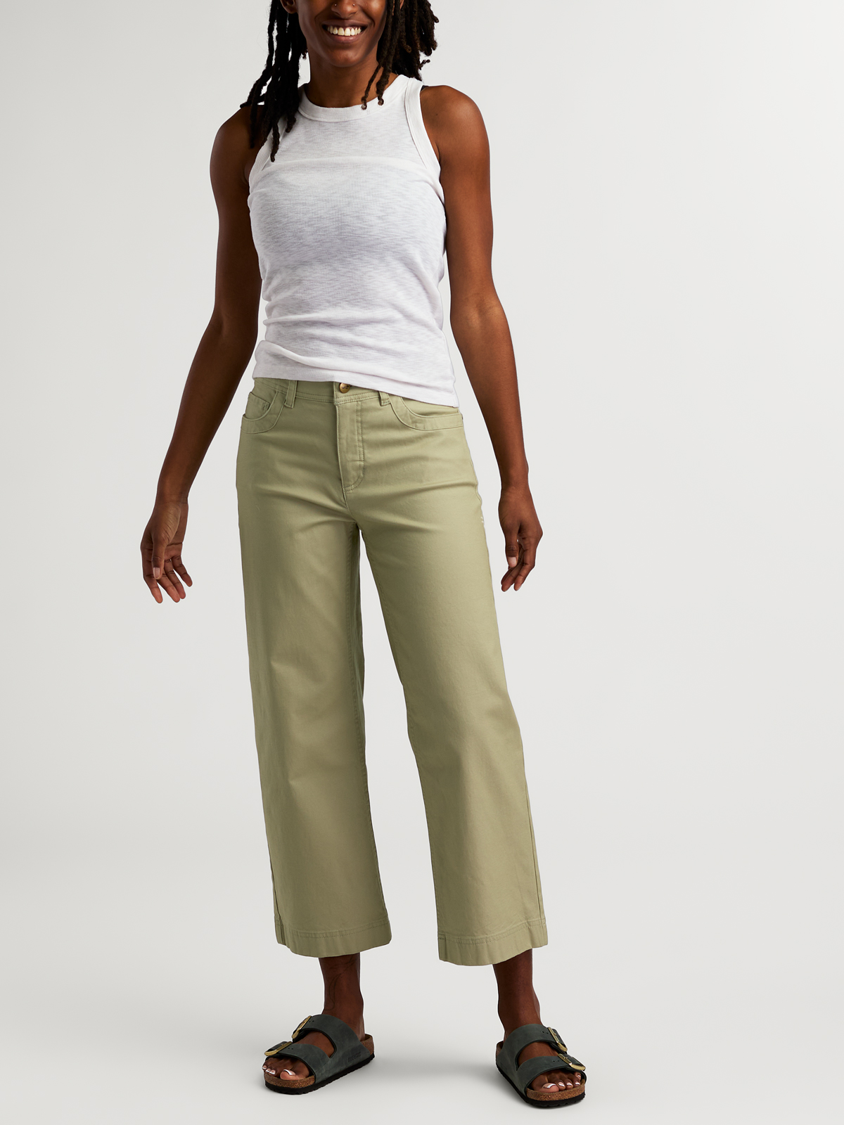 Toad&Co Wide Leg Cropped Pants Miraculous