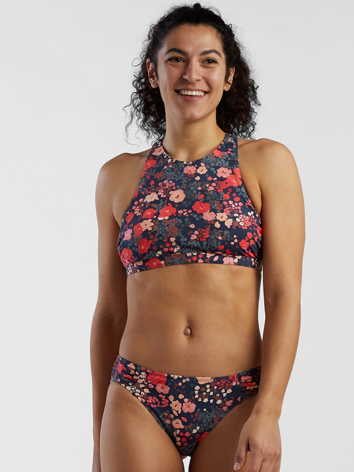 High Neck Bikini Top Selkie Floral Crush Title Nine