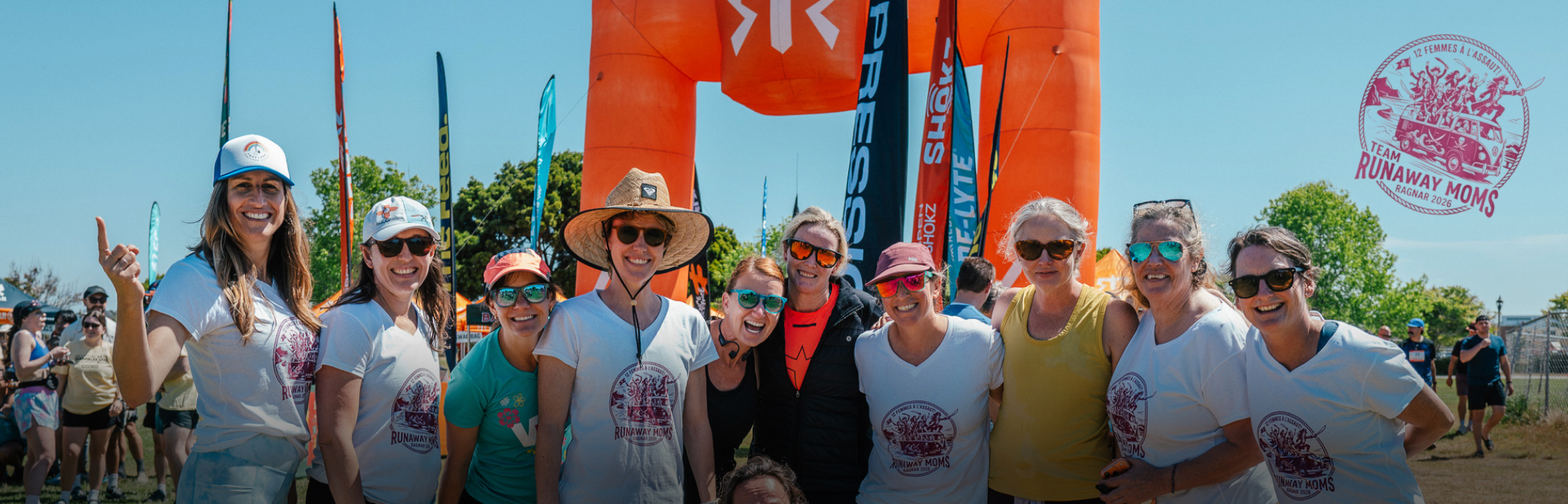 12 women storming the SoCal Ragnar Relay Race
