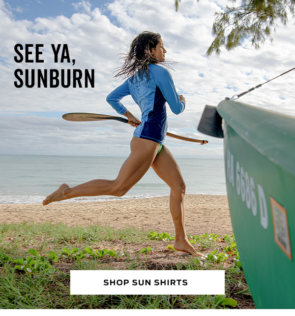 See ya, sunburn. Sunbusters are here. Title Nine