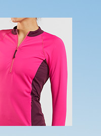 Shop the Sunbuster 1/4 Zip Long Sleeve Sun Shirt - Solid >