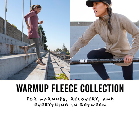 shop the warmup fleece collection