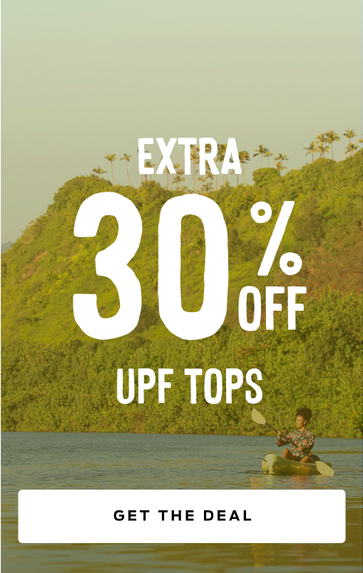 get an extra 30 percent off upf tops, discount shown in cart