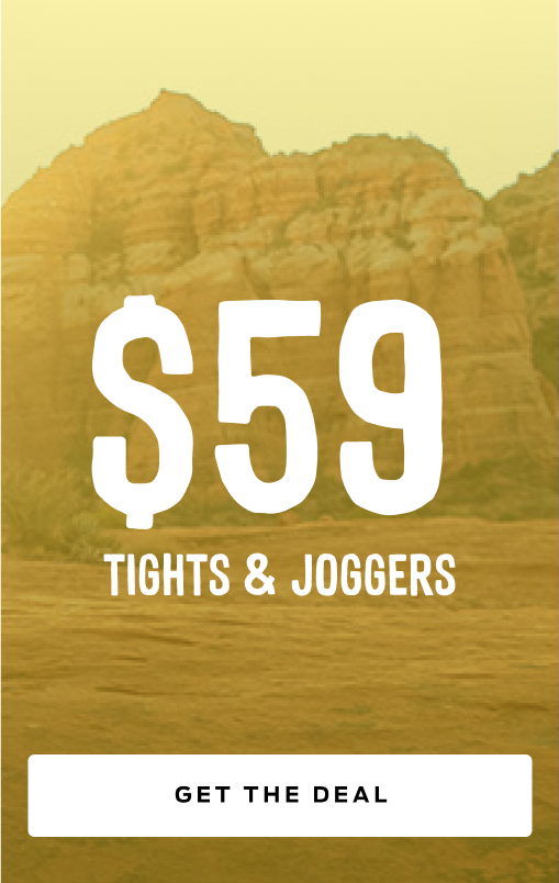 shop sale tights and joggers starting at 59 dollars
