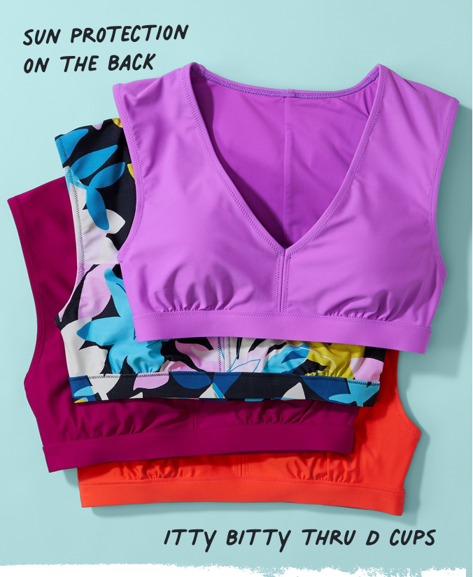 Whitecap Midkini Top – Long-Line Sun-Protective