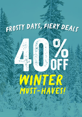 shop the flash sale and get 40 percent off winter must haves. price as marked