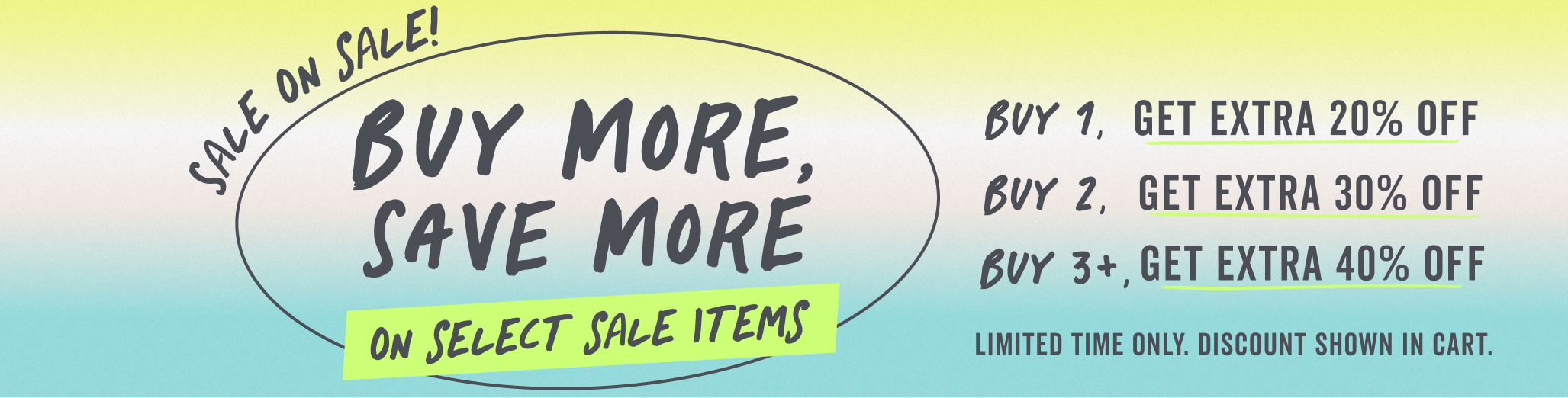 shop the spring faves sale, buy more save more