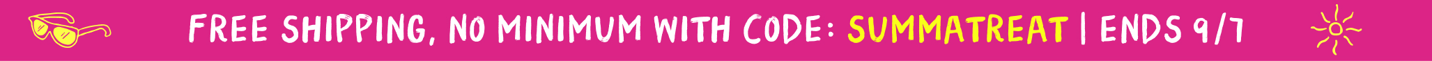 free shipping no minimum with code summatreat