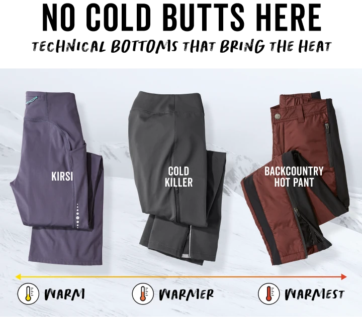 Women's warm pants for cold weather discount