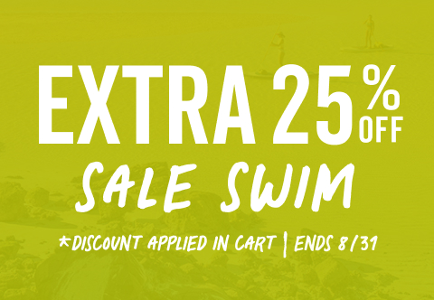 get an extra 25 percent off sale swim. discount applied in cart