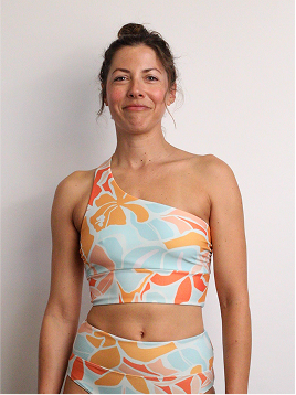 One Shoulder Midkini – B to D Cup High Coverage Swimwear