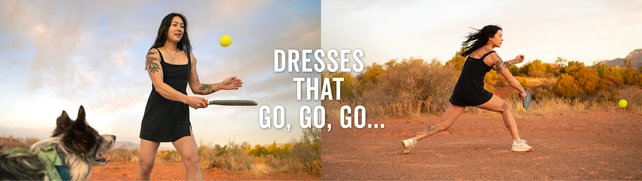 shop new active dresses