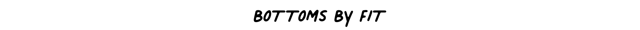shop bottosm by fit